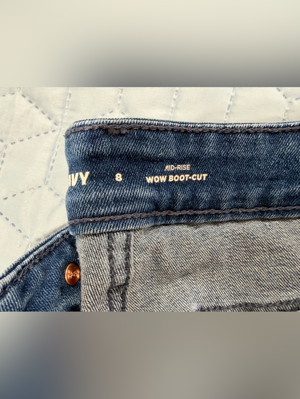 Old Navy Mid Rise - Wow Boot-Cut 8 - Picture 2 of 3